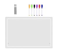 Acrilico Dry Erase Board, Erasable Tabletop Notepad, Multipurpose Desk Whiteboard, 11,81 x 7,87 Inches, Design, Perfect for Home, School Use, Erase Board