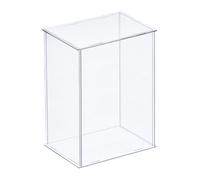 Acrilico Espositore Custodia Plastica Scatola Antipolvere Vetrina 16x11x20,5cm