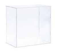 Acrilico Espositore Custodia Plastica Scatola Antipolvere Vetrina 26x16x25,5cm