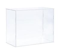 Acrilico Espositore Custodia Plastica Scatola Antipolvere Vetrina 31x16x25,5cm