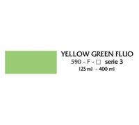 Acrilico Flashe Serie 3 125ml Vaso In Vetro 565 Verde Fluo