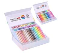 Acrilico Gel Pens Set, 3D Glitter Glass Markers with 1mm Tip, Versatile Painting Markers for Fabric, Wood, Ceramic, and Art Crafts, Ideal for Relaxation Coloring, Scrapbooking, and School Projects
