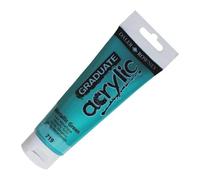 DALER ROWNEY - D123120719 - Colore acrilico fine Graduate - 120 ml - verde metal - Daler Rowney - 85526 - Conf. da 1 Pz. - D123120719