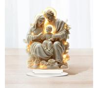 Acrilico Holy Family Ornment 2D Desktop Decoration for Living Room Bookshelf