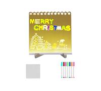 Acrilico Illuminato, Pannello Acrilico Cancellato Con LED - Blocco Note Acrilico Illuminato, Bordo Da Disegno Luminoso | Squisito Scheda LED Multifunzionale, Bor