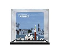 Acrilico in Vetrina Teca Compatibile con 21026 Venezia Street View Architettura Construcción,Trasparente Antipolvere Espositiva Acrylic Display Case (Modello non incluso) A,3MM