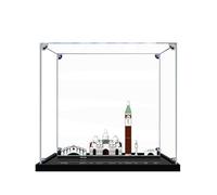 Acrilico in Vetrina Teca Compatibile con 21026 Venezia Street View Architettura Construcción,Trasparente Antipolvere Espositiva Acrylic Display Case (Modello non incluso) C,3MM