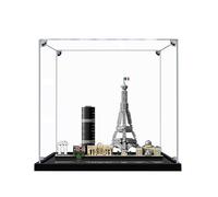 Acrilico in Vetrina Teca Compatibile con 21044 Parigi Street View Architettura Construcción,Trasparente Antipolvere Espositiva Acrylic Display Case (Modello non incluso) C,2MM