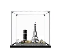 Acrilico in Vetrina Teca Compatibile con 21044 Parigi Street View Architettura Construcción,Trasparente Antipolvere Espositiva Acrylic Display Case (Modello non incluso) B,2MM