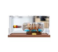 Acrilico in Vetrina Teca per 21313 Spedire in bottiglia Construcción Modello,Trasparente Antipolvere Espositiva Display Case,Compatibile con Lego (Modello non incluso) B,2MM