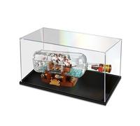 Acrilico in Vetrina Teca per 21313 Spedire in bottiglia Construcción Modello,Trasparente Antipolvere Espositiva Display Case,Compatibile con Lego (Modello non incluso) C,2MM