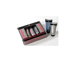 Acrilico Maimeri 0998190 Set Colori Primari 75 ml