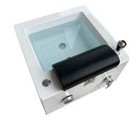 Acrilico massaggio pediluvio pedicure Foot Spa - Caldo e freddo, regolabile, lampada colorata, con pedicure poggiapiedi - Massimo relax e ringiovanimento per piedi stanchi