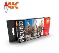 ACRILICO MODELLISMO AK INTERACTIVE FRENCH UNIFORM COLORS