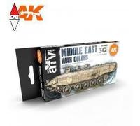 ACRILICO MODELLISMO AK INTERACTIVE MIDDLE EAST WAR COLORS