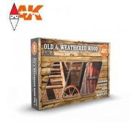 ACRILICO MODELLISMO AK INTERACTIVE OLD AND WEATHERED WOOD VOL 1
