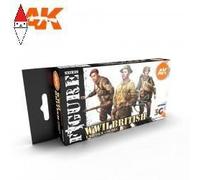 ACRILICO MODELLISMO AK INTERACTIVE WWII BRITISH UNIFORM COLORS