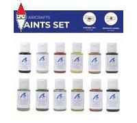 ARTESANIA LATINA 277PACK1 Paints Set for Models: World War I Airplanes (12x20 ml