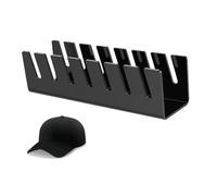 Acrilico - Moderno per Baseball Salvaspazio 7-Slot Montabile a Parete Trucker Desktop Rack per o Stand Cappello Piatto Minimalista Organizzazione Casa (Trasparente 1 Pacco)