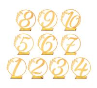 Acrilico Numero Tavolo Cartello Titoli Luogo Carte Etichette#1 1-10