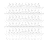 Acrilico per albero di Natale - Cuore di stella in, kit di artigianato da appendere | ideale per le vacanze, pittura personalizzata, artigianato, decorazione stagionale fatta a