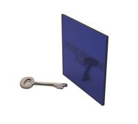 Acrilico perspex Blu 2424 Specchio Foglio Plastica Pannello Tessuto A5 A4 A3 3mm