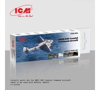 Acrilico Pittura Set Per Seconda Guerra Mondiale Raf Coastal Command Aereo ICM