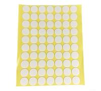 Acrilico rotondo trasparente da 10 mm a 30 mm mix acrilico rotondo | 5 fogli, diverse dimensioni 10-30 mm, trasparenti, per una forte aderenza, rimovibili senza lasciare residui