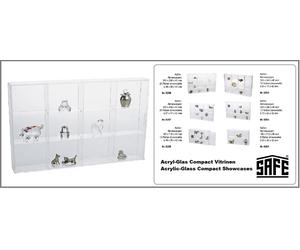 Acrilico Sammelvitrinen Klein-Vitrine 12x 85x75x42mm Safe 5258 Compatto