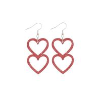 Acrilico San Valentino Carino Cuore Orecchini Creativo Amore Cuore Cupido Freccia Orecchino