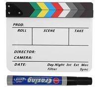 ACRILICO SCENA REGISTA CIACATO TV FILM AZIONE TAVOLA TAGLIO FILM PUNTELLO IN COLORE BIANCO PER LA FOTOGRAFIA DECORAZIONE DELLA CASA (Color whiteboard PAV1)