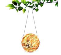 Acrilico Suncatcher, Round Rainbow Reflection Window Hanging Decor with Puzzle Animal Design 7.82 in, Colorful Light Catcher Ornamento decorativo veleno, Home Garden Door Car Balcony Decoration for