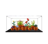 Acrilico Teca Compatibile con 10329 mini Modello Blocco Costruzione Vaso,Trasparente A Prova di Polvere Vetrina in Acrilico per figure Modello (Non Incluso Modello) C,2MM