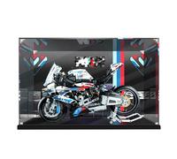 Acrilico Teca Compatibile con Lego Technic 42130 Motociclo Set Costruzioni,A Prova di Polvere Acrylic Display Case Acrilico Vetrina (Non Incluso Modello) B-3MM