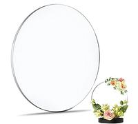 Acrilico Trasparente Plexiglass 4mm Rotondo Dischi in Pannello Acrilico per Segno di Progetto Artigianale Fai-da-Te (Diametro 20CM)