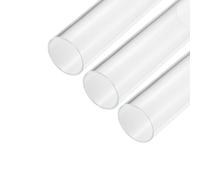 Acrilico Tubo Trasparente Rigido Rotondo Tubo 3pz 42mm ID 45mm OD 6"