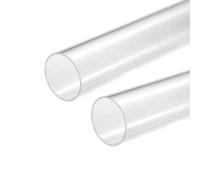 Acrilico Tubo Trasparente Rigido Rotondo Tubo 42mm ID 45mm OD 10" 2pz