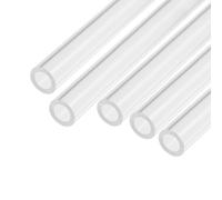 Acrilico Tubo Trasparente Rigido Rotondo Tubo 7pz 9mm ID 15mm OD 6"