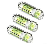 Acrilico verde per livella a bolla 30x9mm 3-Pack Verde Acrilico | Alta precisione 20-30 gradi, livellamento preciso, misurazione affidabile, risultato professionale