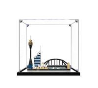 Acrilico Vetrina Teca Compatibile con 21032 Architettura di Sydney Collectible Building Toy,A Prova di Polvere Vetrina in Acrilico Acrylic Display Case (Modello non incluso) B,3MM
