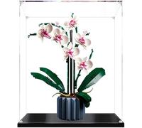 Acrilico Vetrina Teca Compatibile con Lego 10311 Icons Orchidea, Acrylic Display Case Acrilico Vetrina Scatola di Acrilico per 10311 (Modello Lego Non Incluso)