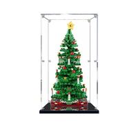 Acrilico Vetrina Teca per 40573 Modello creativo di mattoncini per albero di Natale,Scatola da Esposizione Antipolvere Trasparente Scatola Di Visualizzazione Acrilica B,2MM