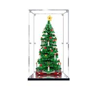 Acrilico Vetrina Teca per 40573 Modello creativo di mattoncini per albero di Natale,Scatola da Esposizione Antipolvere Trasparente Scatola Di Visualizzazione Acrilica A,3MM