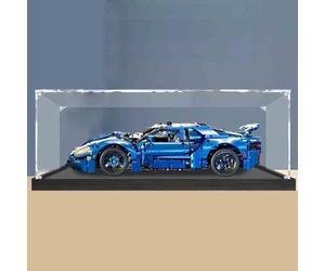 Acrilico Vetrina Teca per 42154 Technic Ford GT, Acrylic Display Case Box, Scatola Espositiva Trasparente Scatola, Polvere Protezione ( 45 x 25 x 15 cm )