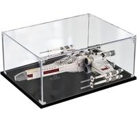 Acrilico Vetrina Teca per 75301 Luke Skywalker's X-wing Fighter, Acrylic Display Case Box, Scatola Espositiva Trasparente Scatola, Polvere Protezione ( 35 x 30 x 15 cm ) (2mm)
