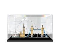 Acrilico Vetrina Teca trasparente Compatibile con Le-go 21034 Serie Architettura Londra,Acrylic Display Case Acrilico Vetrina Scatola di Acrilico (Modello non incluso) 2MM