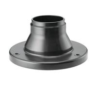Acrilux 50023 Base Nera Ø60 mm per Pali Illuminazione Esterni H fino a 150 cm