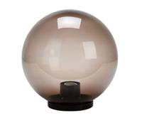 Acrilux Globo Sfera Lampioni Fumè Con Possibilità di Montaggio a Palo - CONFEZIONE: 1 pz., Diametro: 250 millimetri