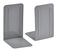Acrimet Fermalibri in Metallo Premium (Resistente) (Colore Argento) (1 Paio)