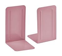 Acrimet Fermalibri in Metallo Premium (Resistente) (Colore Rosa) (1 Paio)